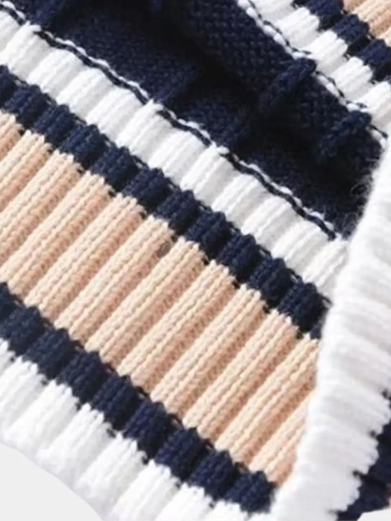 Chaleco de punto elegante con cuello en V - Manly Man