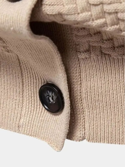 Cárdigan de punto con cuello en V - Manly Man