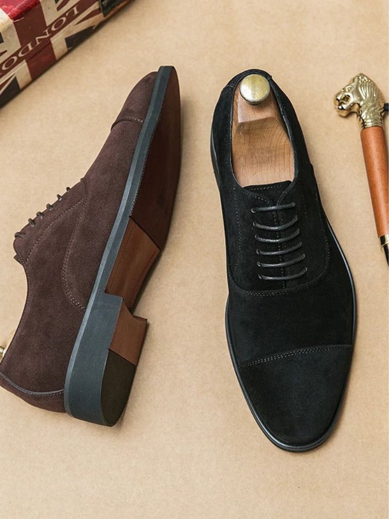 Zapatos Derby Monarch de terciopelo - Manly Man