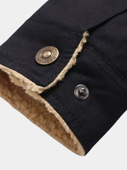 Vintage Fleece Bomber Jacket - Manly Man