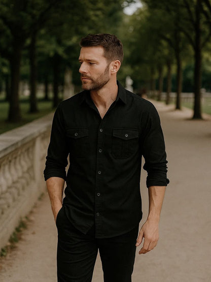 Vintage Long Sleeve Shirt - Manly Man