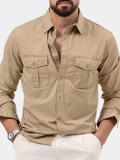 Vintage Long Sleeve Shirt - Manly Man