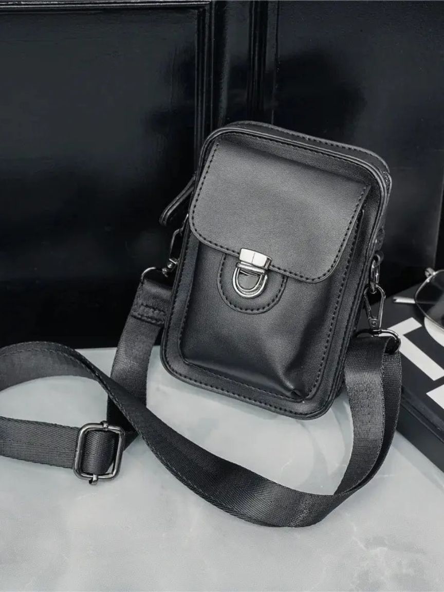 Bolso bandolera vintage de piel mini - Manly Man