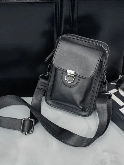 Bolso bandolera vintage de piel mini - Manly Man