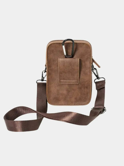 Bolso bandolera vintage de piel mini - Manly Man