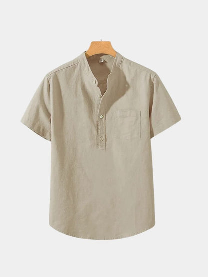 Camiseta de lino Wellspring blanca – Manly Man
