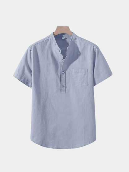 Camiseta de lino Wellspring blanca – Manly Man