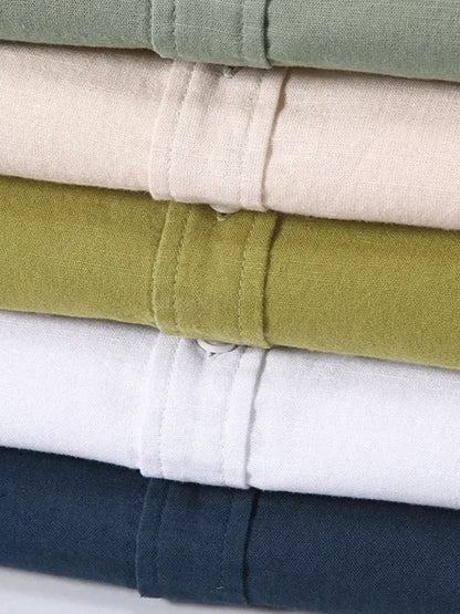 Camiseta de lino Wellspring blanca – Manly Man